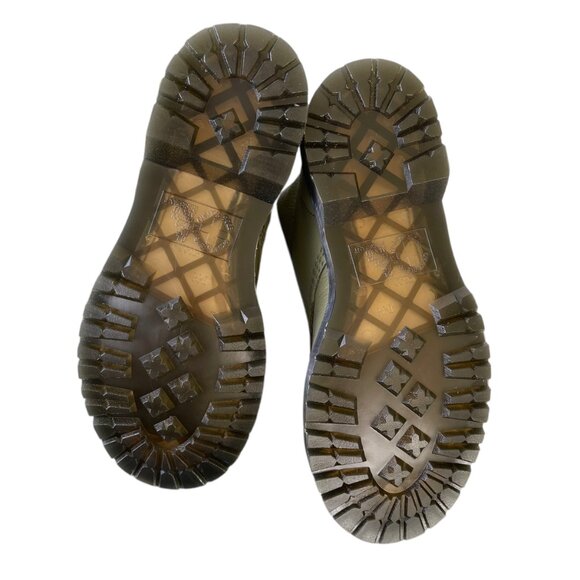 ✨ Dr. Martens 1460 Pascal Virginia Leather Lace Up Boots Khaki Green SZ 6 - Picture 7 of 7